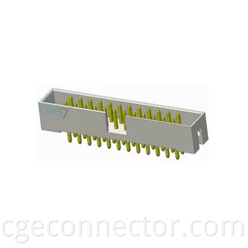 DIP Vertical type straight plug Box Header Connector